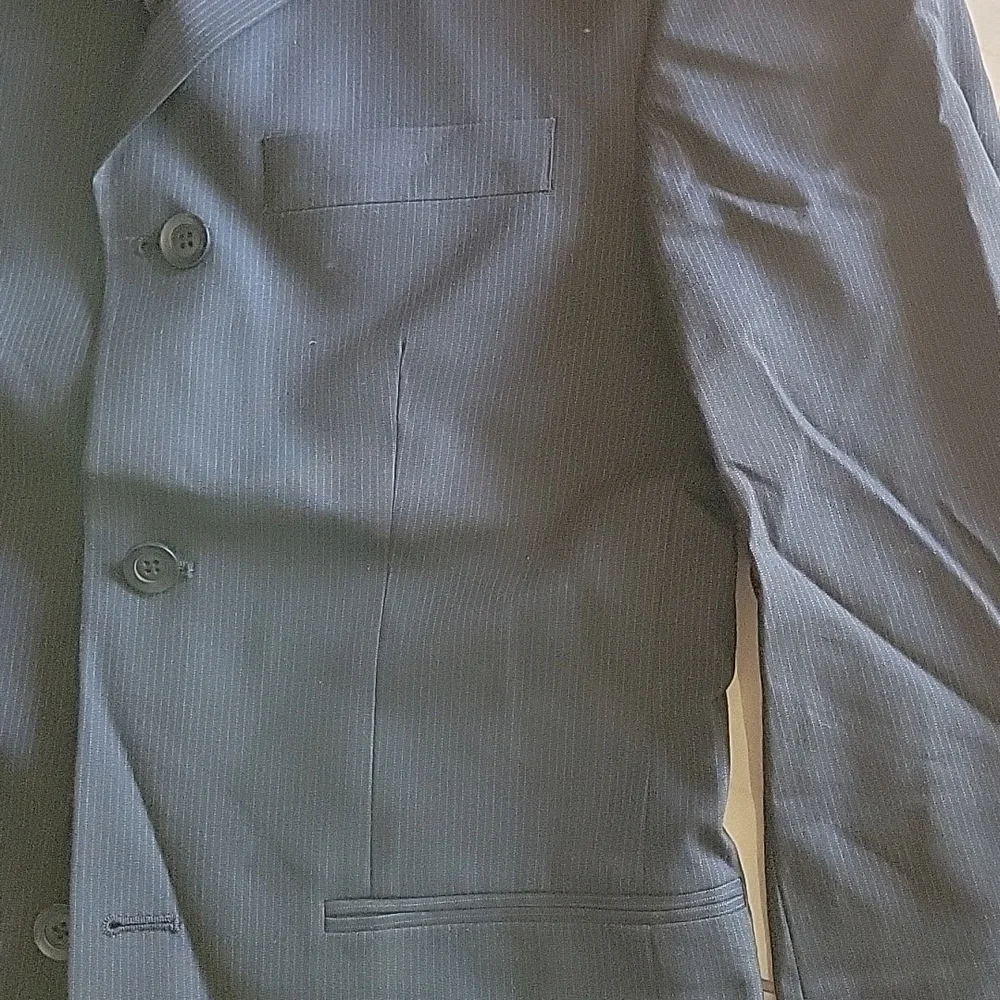 Haggar Black pinstripe Blazer 38R